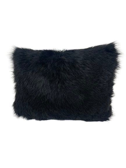 Coussin Design en Cuir Mouton