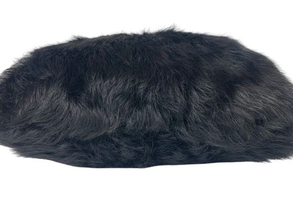 Coussin Design en Cuir Mouton